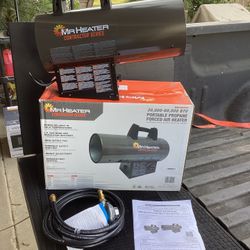 MR HEATER CONTRACTOR SERIES 60,000 BTU FORCED AIR PROPANE OUTDOOR SPACE HEATER WITH 10-FT. HOSE AND REGULATOR