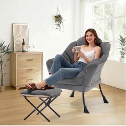 Ottoman Chair with Ottoman