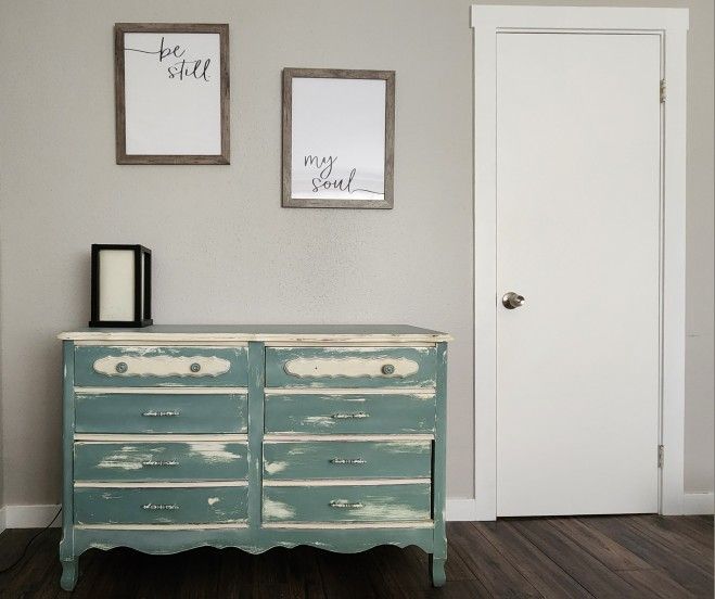 Distressed "Shabby Chic" Dresser