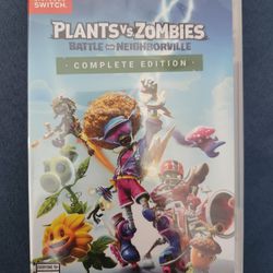 Plants Vs Zombies Battle For Neighborville Complete Edition Game For Nintendo Switch (Brand New)