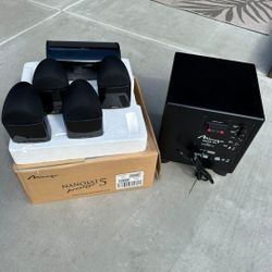 Mirage Nanostat 5 Prestige Speakers With Sub Wofer