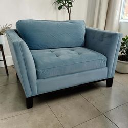 Blue Large Chair Cindy Crawford 