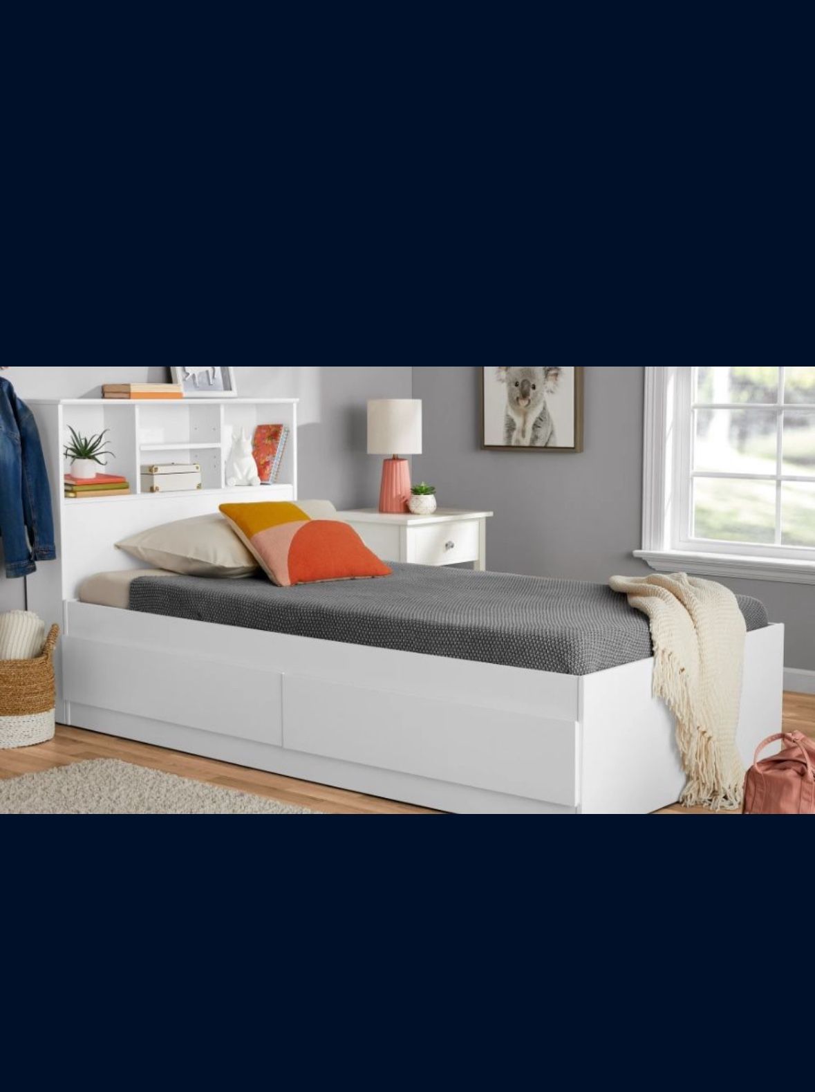 Twin Bed frame With Storage