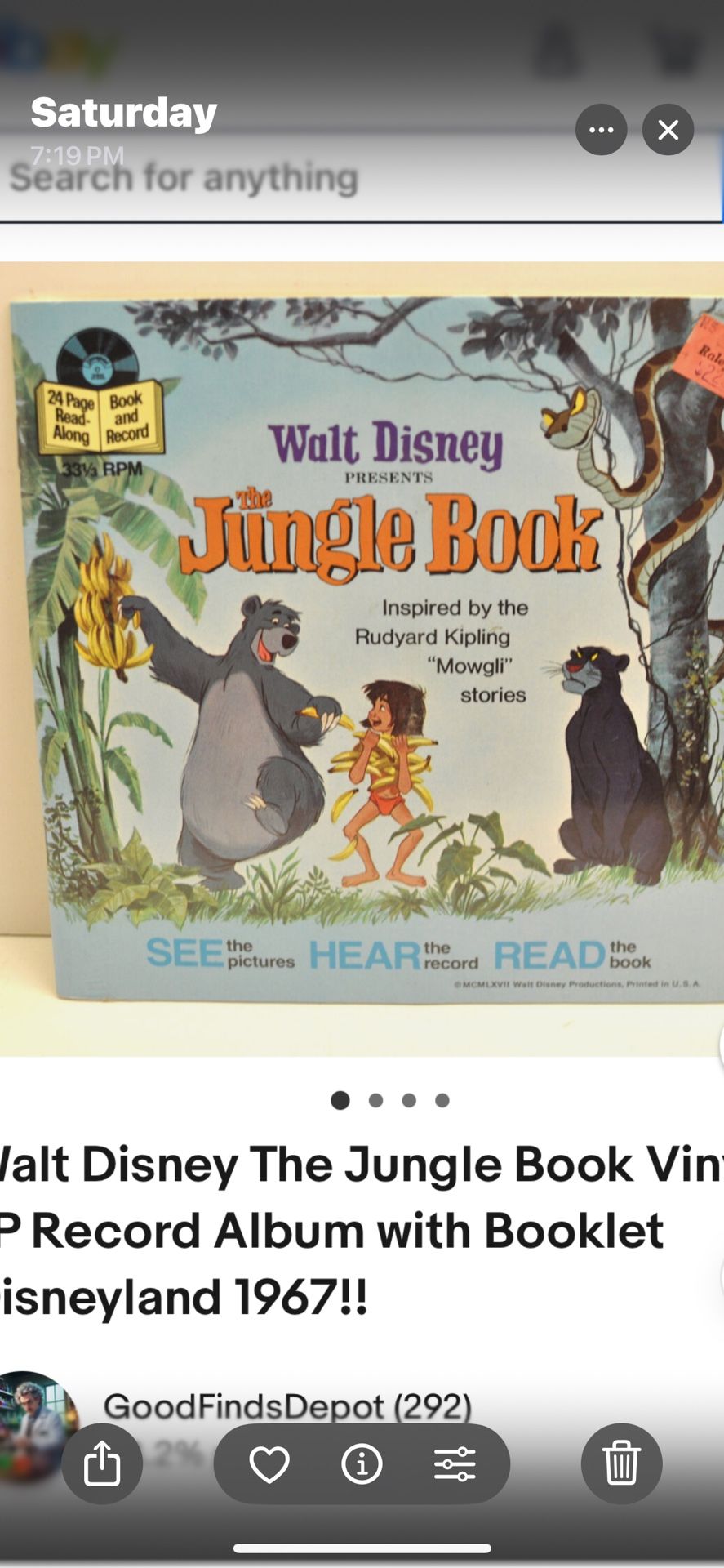 Jungle Book Record Album