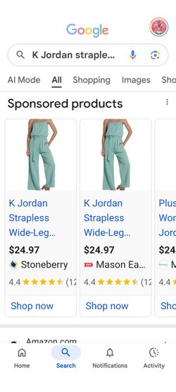 2 K Jordan jumpsuit ice blue size 3XL