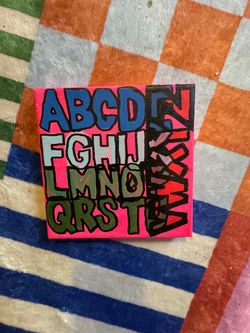 Alphabet Mini Canvas Painting