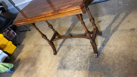 Elegant Traditional Mahogany Sofa / Console Table – Excellent Condition