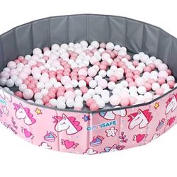 Pink 🦄 Ball pit With balls