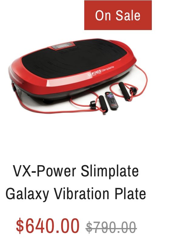 VX-Power Slimplate Galaxy Vibration Plate