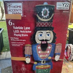 Nutcracker playing drums