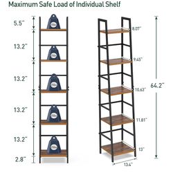 Wood shelves
