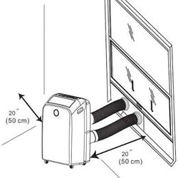 550 Sqft Hisense Portable Air Conditioner & Heater