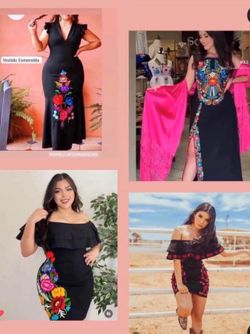 Vestidos Bordados Mexicanos ✨ Mexican Dresses & Blouses, Women & Girls ✨ ✨ Prices Vary - Precios Variados