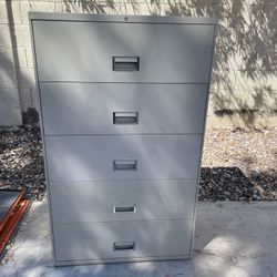 5 drawer locking file cabinet