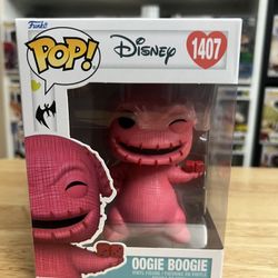 PINK Valentine's Day Oogie Boogie Funko Pop #1407 Disney NBC Nightmare Christmas