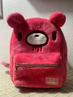 Pink teddy bear bag