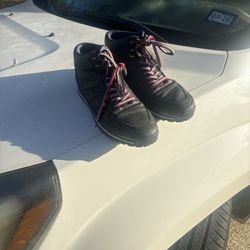 Men’s Tommy Hilfiger Black Leather Boots – Size 11.5 (Excellent Condition)