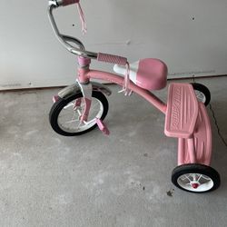 Pink Tricycle Radio flyer 