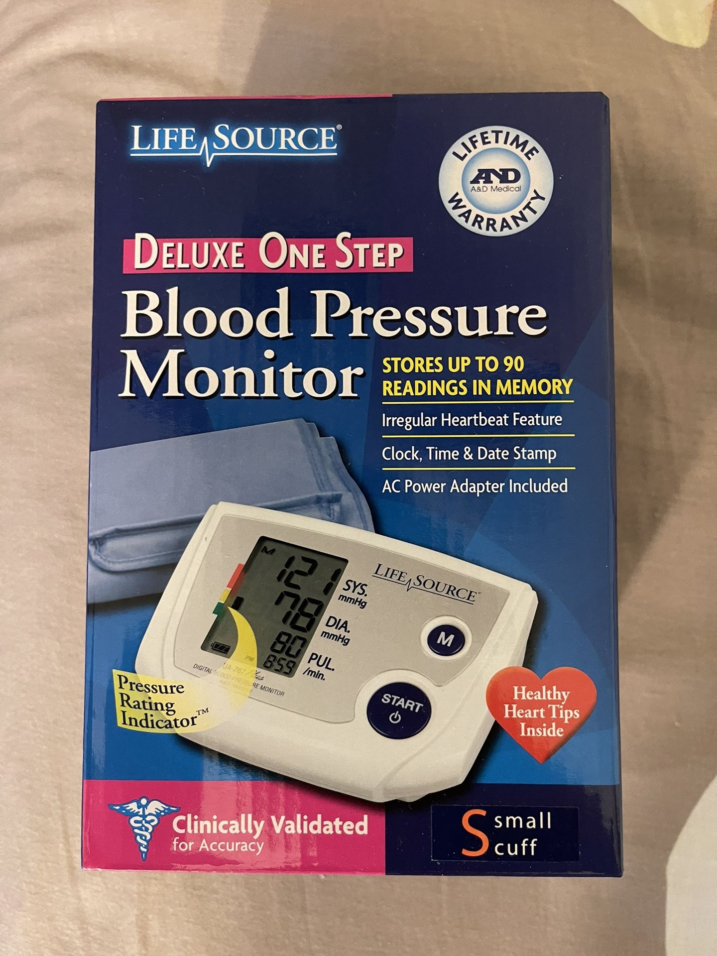 Life Source Deluxe One Step Blood Pressure Monitor