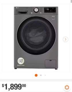 LG  WM3555HVA 24 Inch Smart Front Load Washer/Dryer Combo with 2.4 cu.ft. Capacity, 14 Wash Programs, 13 Wash Options, 8 Dry Cycles, TurboWash™, Aller