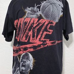 
Vintage 1991 Nike Air Jordan Shirt AOP Mens Large OG 90s VNTG Streetwear🔥Made In USA 🇺🇸