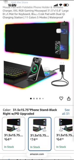 Miroddi Wireless Charger / Gaming Mouse Pad