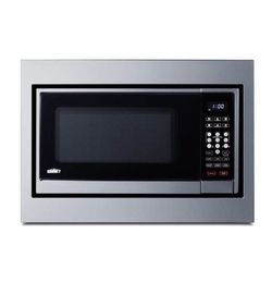 24 in. 1.2 cu. ft. Built-In Microwave in Stainless Steel with Trim Kit