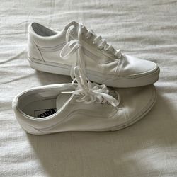 White High top Vans
