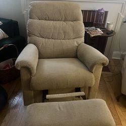 Beige Recliner