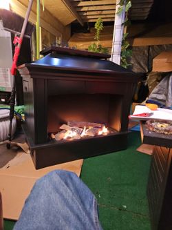 New Outdoor Fireplace