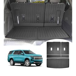 Cargo Mats for 2022-2025 Chevy Tahoe/GMC Yukon Trunk