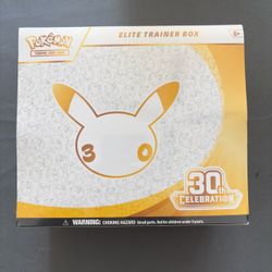 Pokémon TCG 30th Celebration Elite Trainer Box