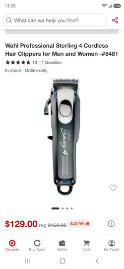 Wahl Professional Sterling 4 Cordless Hair Clipper - Brand New Sealed