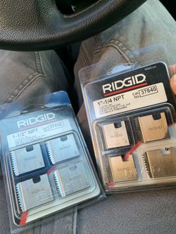 Rigid 1 1/4 and 1 1/2 teeth for dye brand new