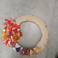 Medium Handmade Peanuts Gang Fall Themed Wreath 