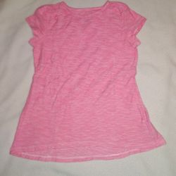Jumping Beans girls pink and white striped T-Shirt in size 6