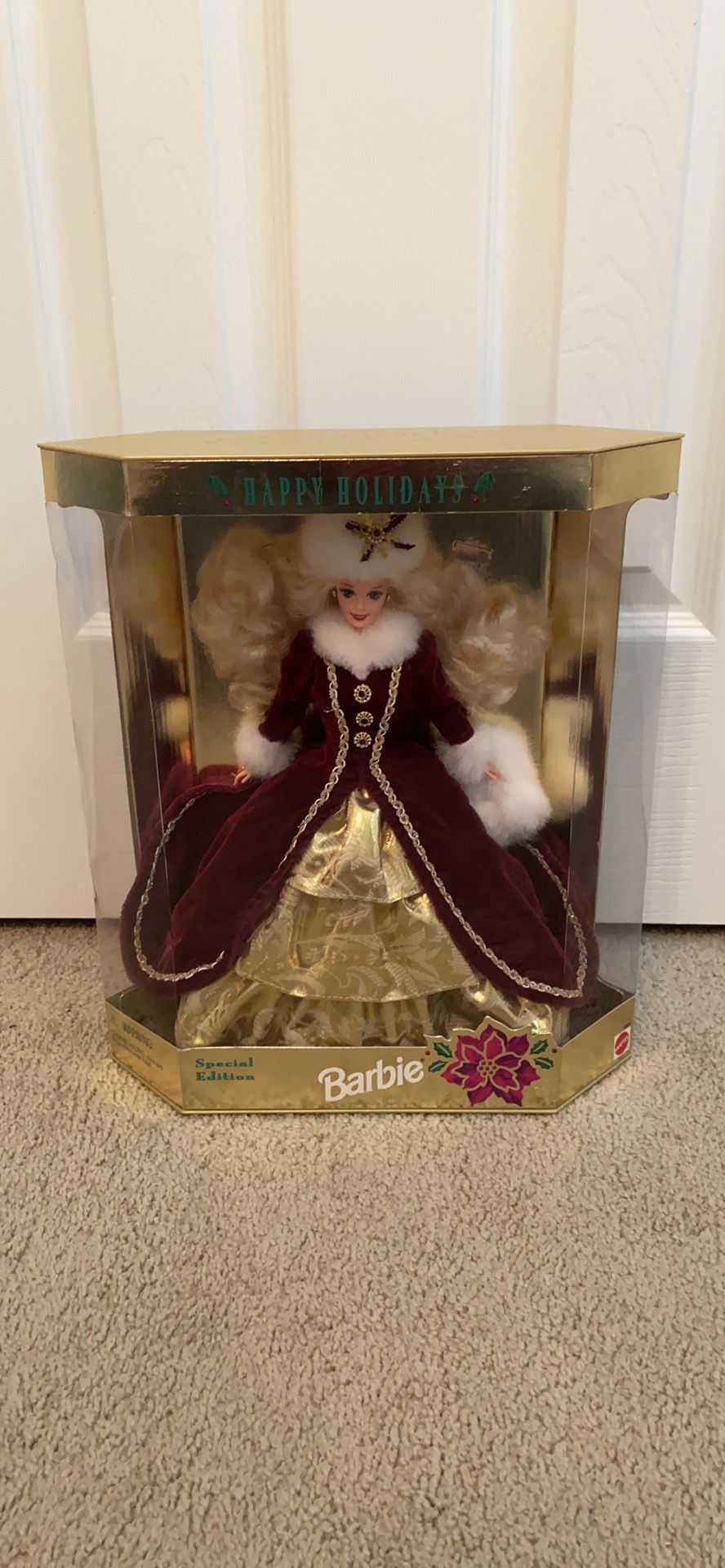 1996 Happy Holidays Barbie Doll