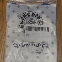 White And Blue Chrome Hearts Longsleeve Shirt