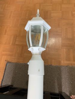 Outdoor Lamp Post with Light