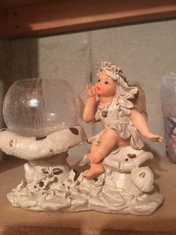 Brand New Angel Candle Holder In Box