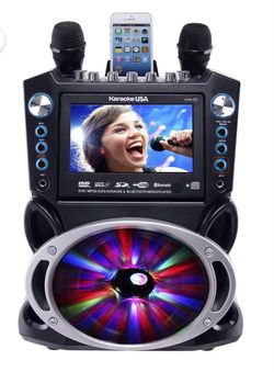Karaoke USA DVD/MP3G/CDG Bluetooth Karaoke Machine