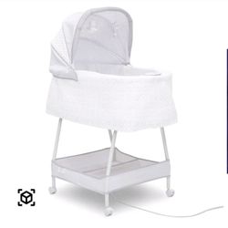 💥B1#8 $85 Simmons Kids' Silent Auto Gliding Elite Bassinet - Odyssey🆕️👌