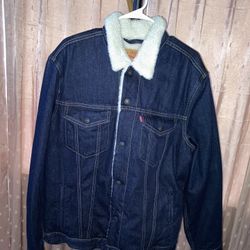 USED LG LEVI JEAN JACKET ‼️