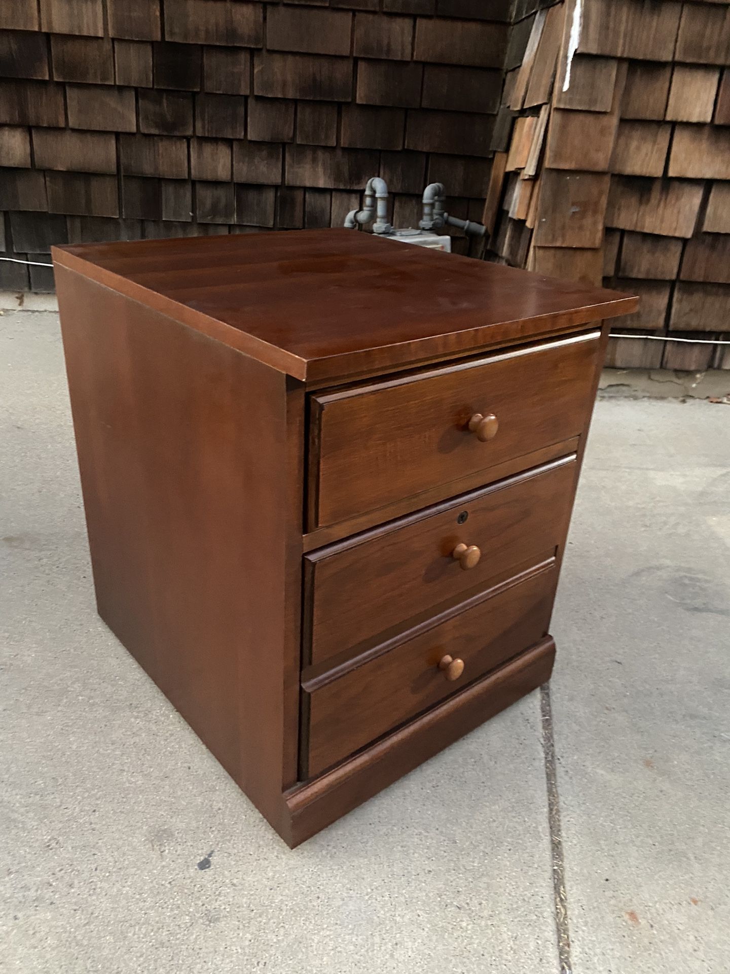 SMALL FILE CABINET ON WHEELS $35