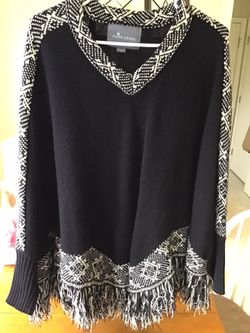 Woman Poncho Size M