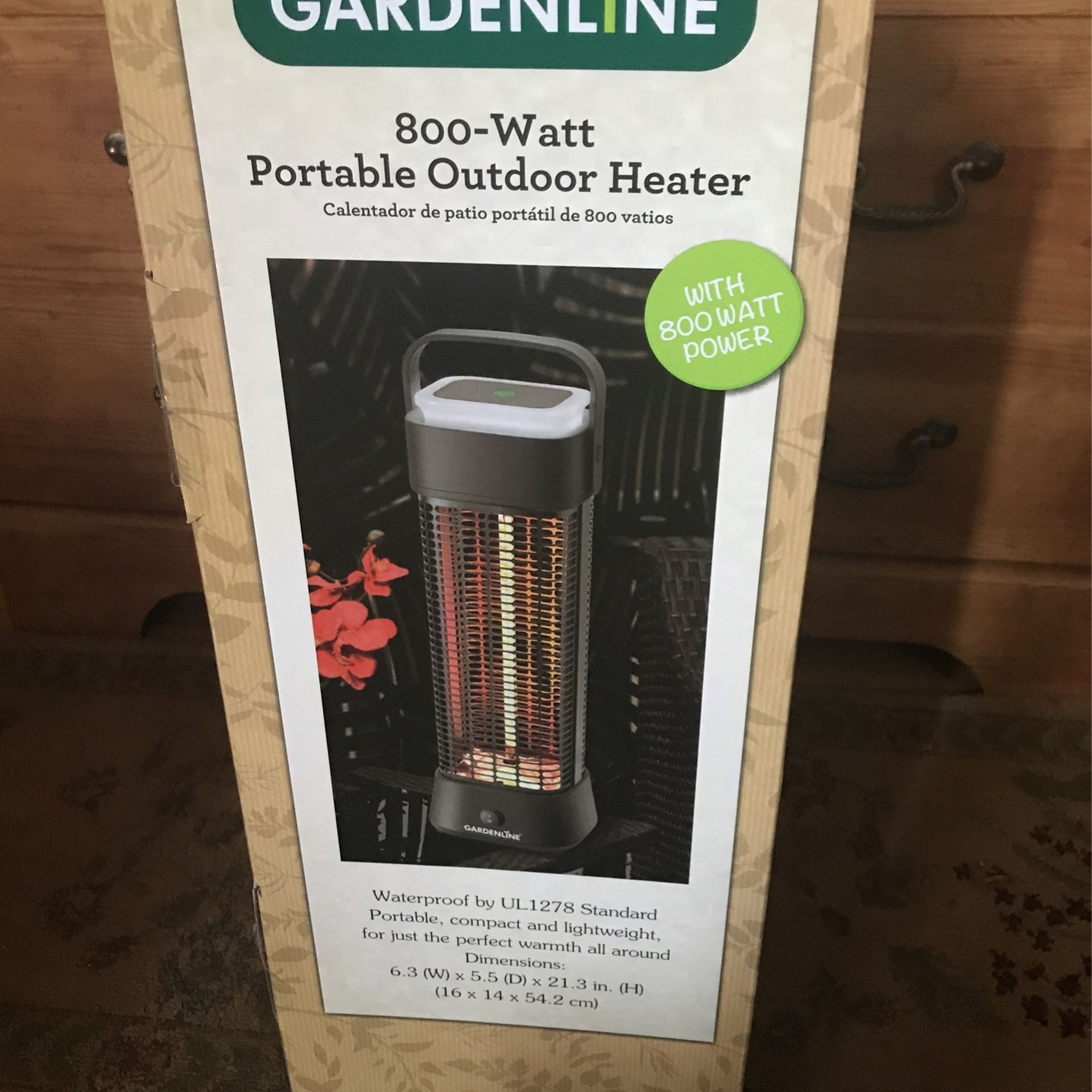 Heater; Outdoor/indoor Portable Heater 800 Watt for Sale in Allison Park,  PA - OfferUp