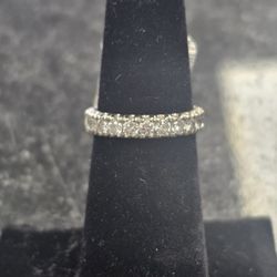 10kt WG Diamond Ring. (C-5) SIZE 5. TWD: .72ct.  ASK FOR RYAN. #4(contact info removed)143-01