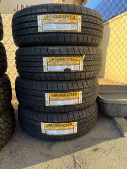 245/65/17 Vendo un set de llantas nuevas con 50.000 millas de GarantĆa