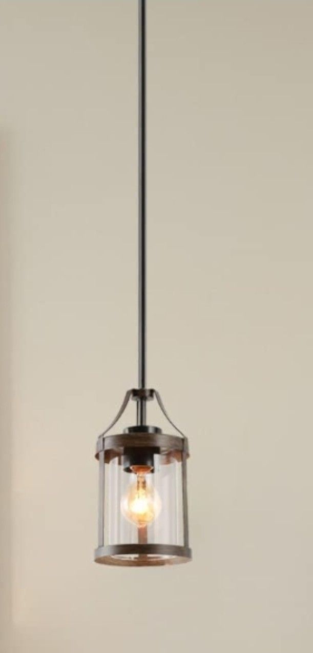 Rustic / Farmhouse Pendant Lighting (×2)