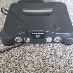 Nintendo 64 With Game